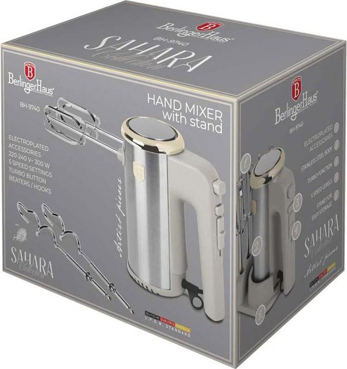 Image du produit BerlingerHaus Haus Handmixer Sahara Collection (300 W)
