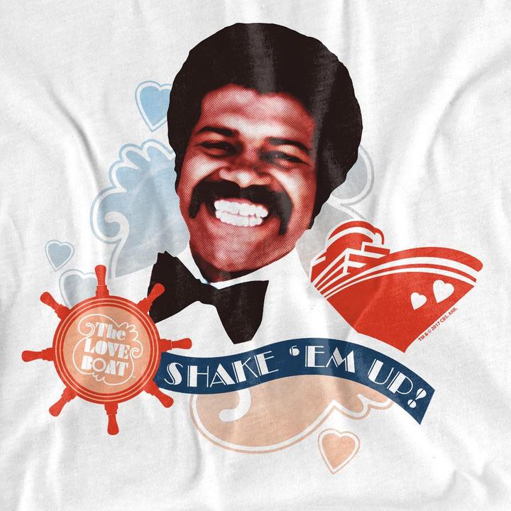 Actual product image The Love Boat Unisex Adult Shake Em Up T-Shirt (M)
