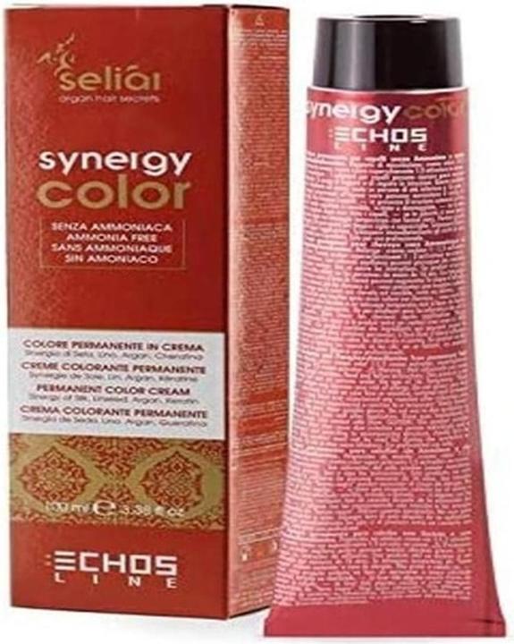 Echosline Seliàr Synergy Color Natural Light Ash Brown Cream Hair Colour without Ammonia 5.01 100ml (Natural Light Ash Brown)