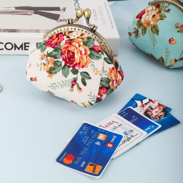 Produktbild Only-Bags.Store Floral Münzgeldbörse Münzgeldbörse Retro Tasche