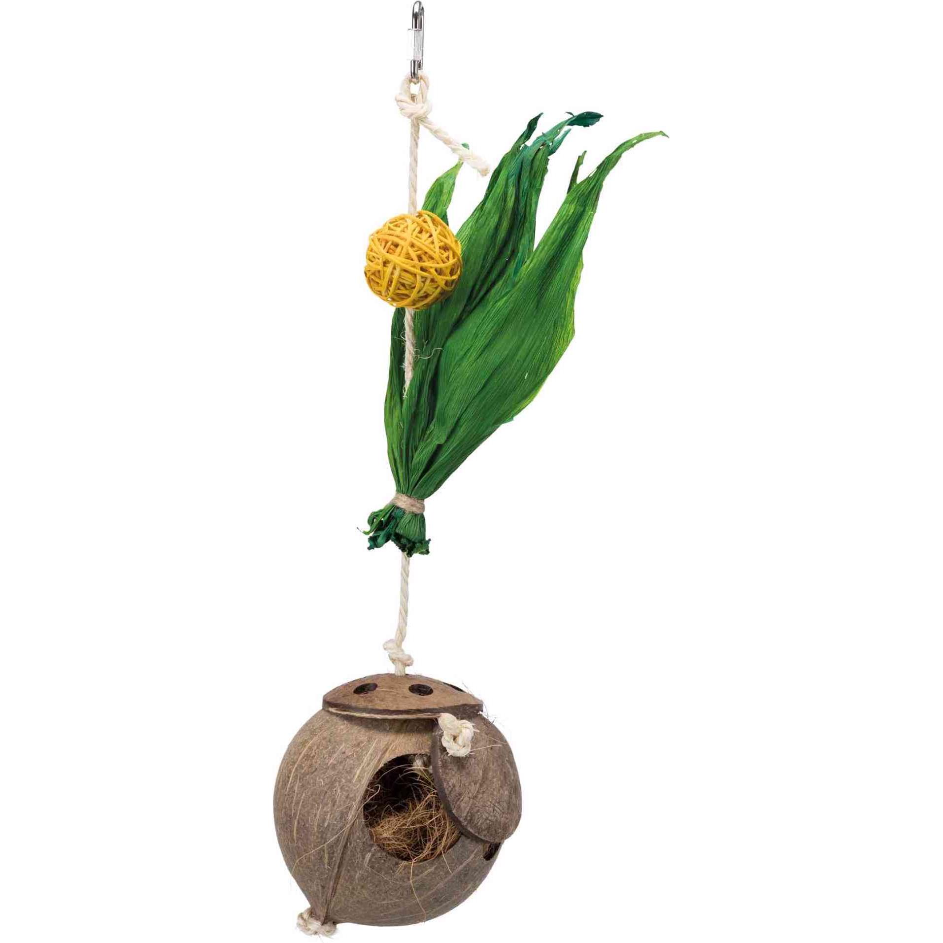 Trixie Kokosnuss am Sisalseil, Vogelheimeinrichtung