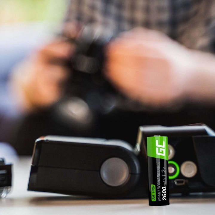 Produktbild GreenCell Akku - 1,2 V (4 Stk., AA, 2600 mAh)