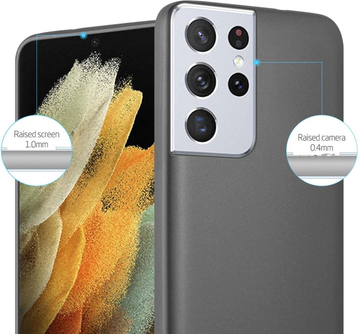 Produktbild Cadorabo TPU Matt Metallic Hülle (Samsung Galaxy S22 Ultra)