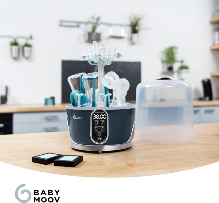 Image du produit Babymoov Stérilisateurs & vaporisateurs Stérilisateur à vapeur Turbo Pure - avec fonction de séchage