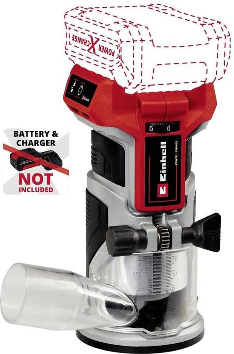 Produktbild Einhell Kantenfräse 4350412+4540011 ohne Akku Ladegerät (4350412+4540011)
