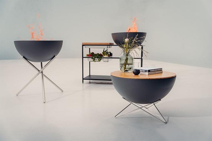 Actual product image Höfats BOWL 70 fire bowl with tripod (70 cm)