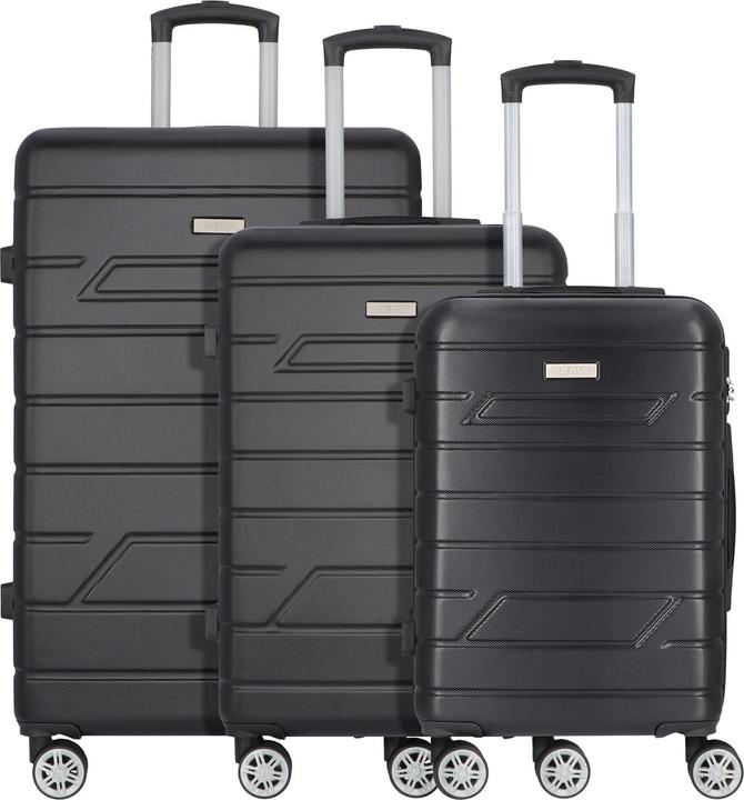 Immagine prodotto Nowi Set di valigie a 4 ruote Bergamo 3 pezzi (175 l)