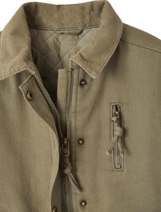 Produktbild Vertbaudet Gesteppte Mädchen Jacke mit Stickerei hinten (146, 152)