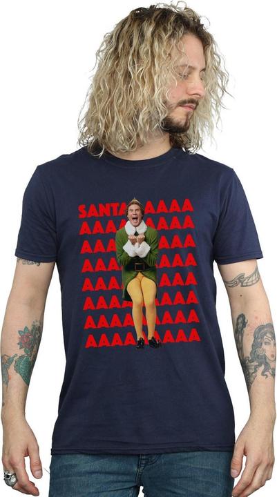 Immagine prodotto Elf Buddy Santa Scream Maglietta Uomo (S)