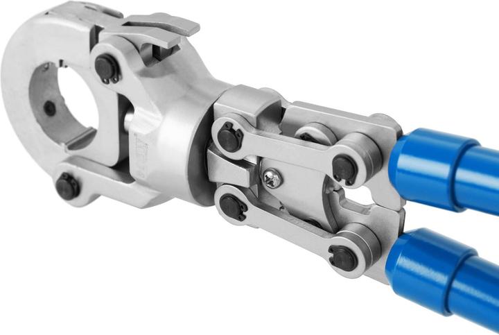 Produktbild MSW Rohrpresszange 40 kN Presszange Kupferrohr Pressbacken V-Kontur 15-18-22-28 mm (50 mm)
