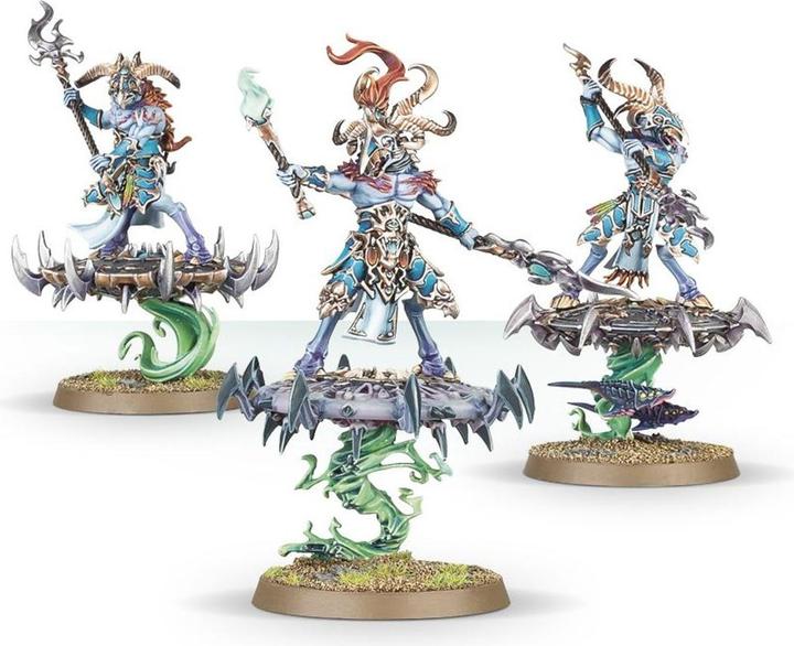 Productafbeelding Games Workshop Warhammer AoS - Spearhead Disciples of Tzeentch : Troupeau de Guerre de Tzaangor (Plastic)
