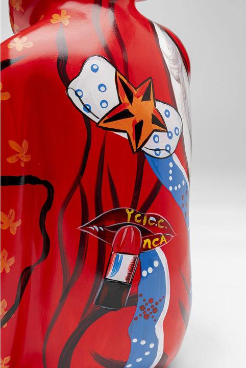Immagine prodotto Kare Design Deko Figur Graffiti Monkey Rot 39cm