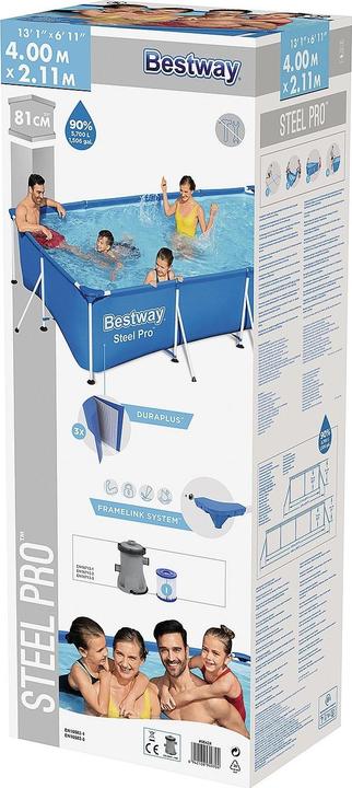 Actual product image Bestway Steel Pro (400 x 211 x 81 cm)