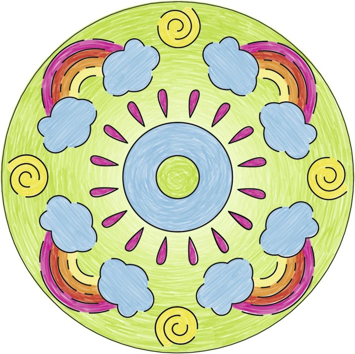 Actual product image Ravensburger Mini Mandala Designer - Unicorn