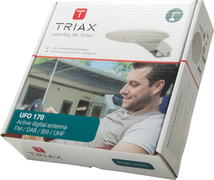 Produktbild Triax UFO 170 - Antenne - Radio - 27 dBi (UHF) (DAB+, VHF, UHF)