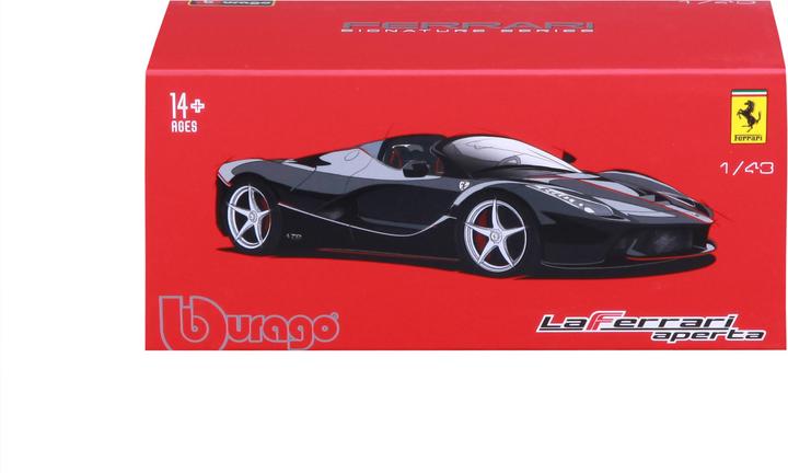 Produktbild Bburago Ferrari LaFerrari Aperta mattschwarz 1:43