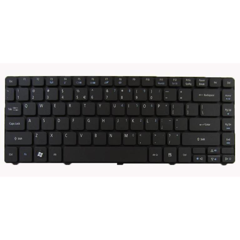Acer Keyboard (ENGLISH), Notebook Ersatzteile, Schwarz