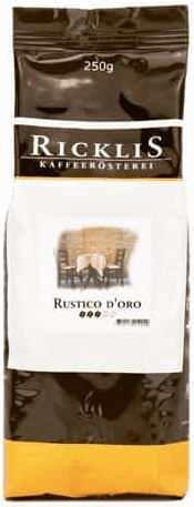 Actual product image RickliS Kaffeerösterei Rustico d'oro (250 g, Medium roast)