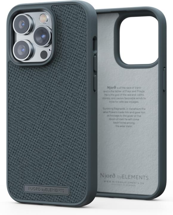 Njord Hard-Cover Tonal Case Dark Grey (Apple iPhone 14 Pro)