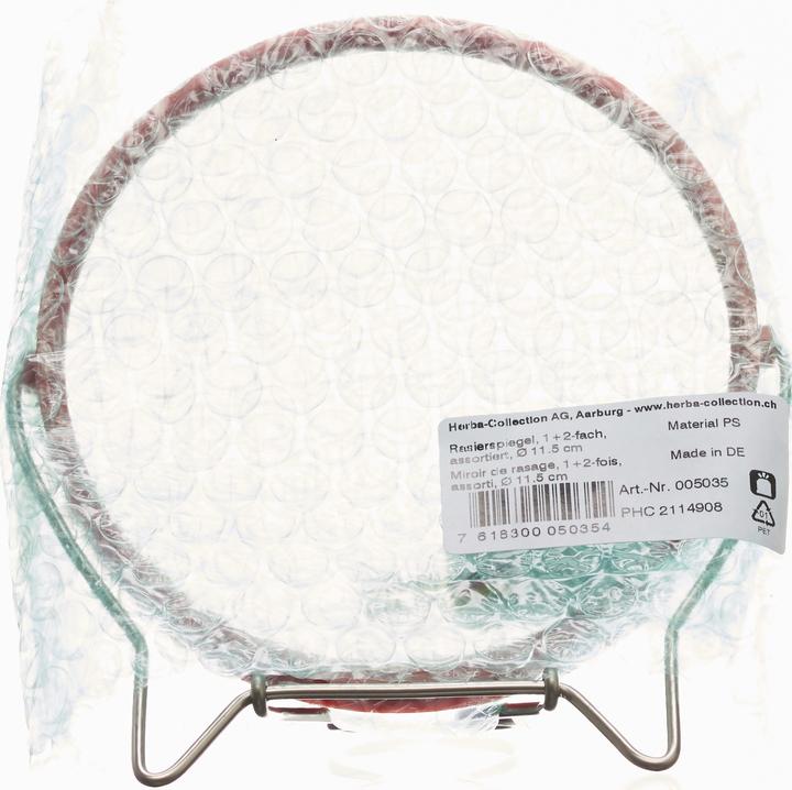 Actual product image Herba Shaving mirror, 2-fold, assorted