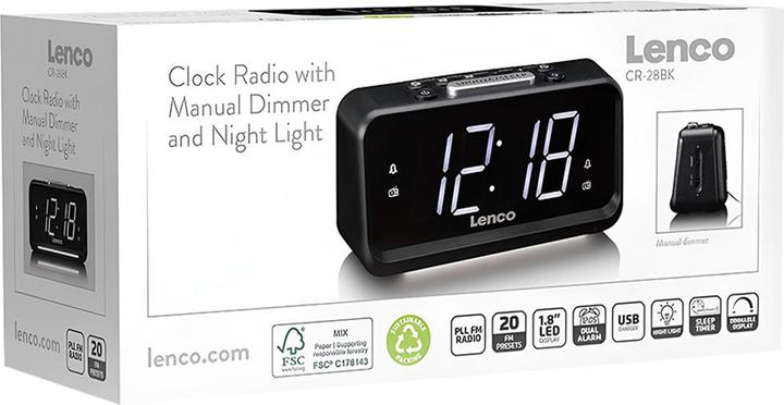 Actual product image Lenco Uhrenradio