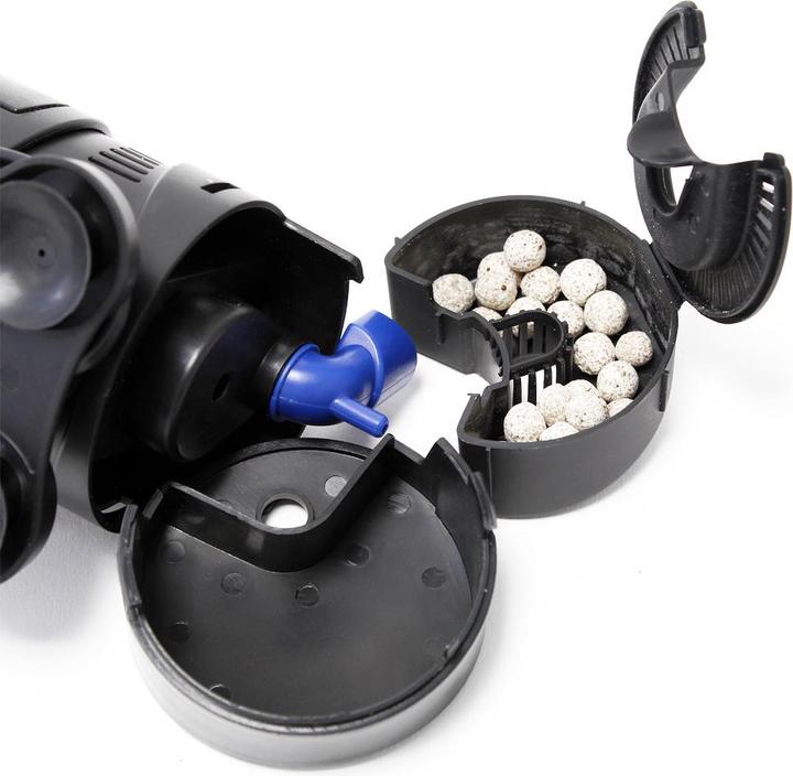 Image du produit SunSun CUP-807 4 en 1 Pompe d’Aquarium 700 l/h 10W avec 7W UVC-Stérilisateur et Matériau filtre (500 l, Filtres internes, Eau douce, Eau salée)