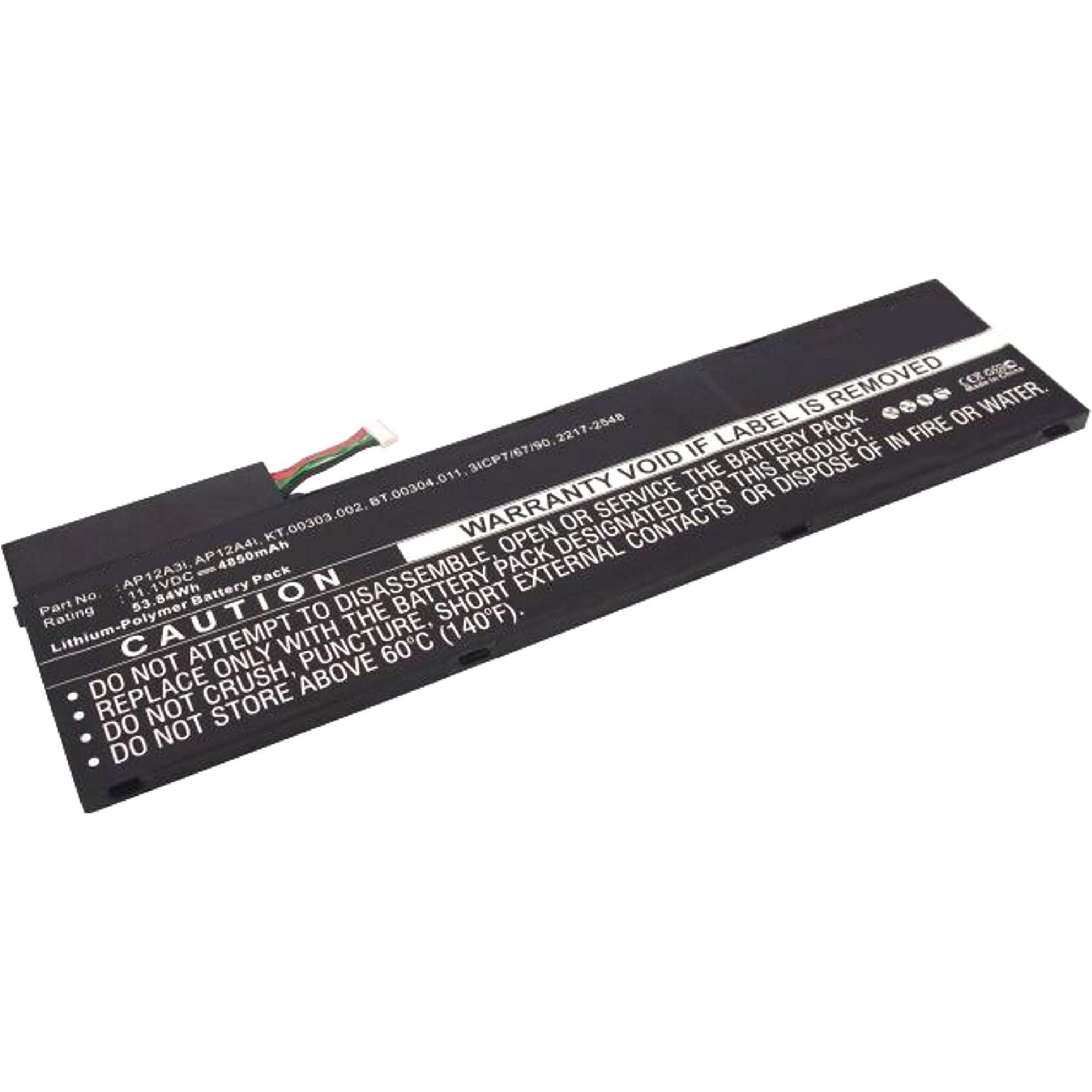 AGI Akku kompatibel mit Acer Aspire Timeline U M5-581 - Akku - 4.850 mAh (4850 mAh), Notebook Akku, Schwarz