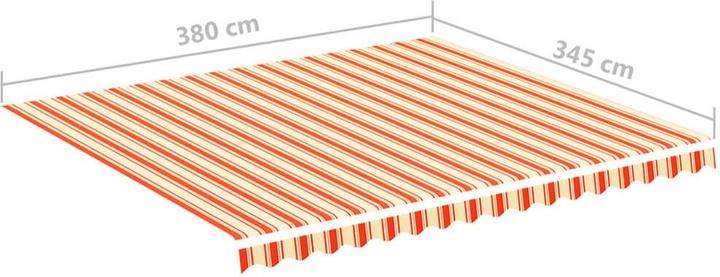 Immagine prodotto vidaXL Markisenstoff (400 x 350 cm)