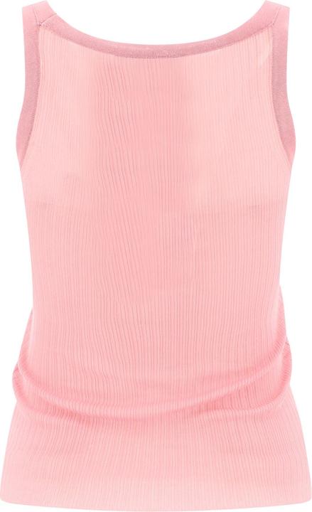 Produktbild Max Mara "Bastia" ribbed silk tank top (L)