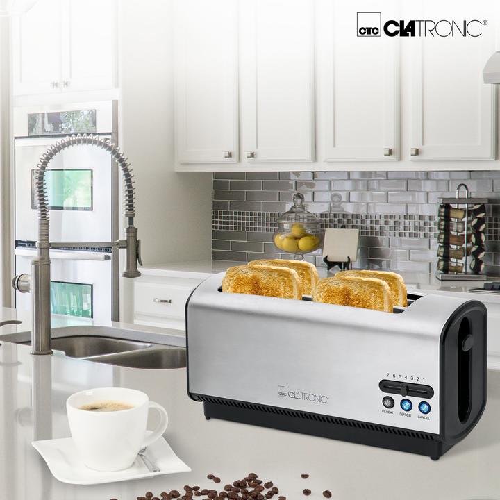 Image du produit Clatronic TA long slot toaster inox