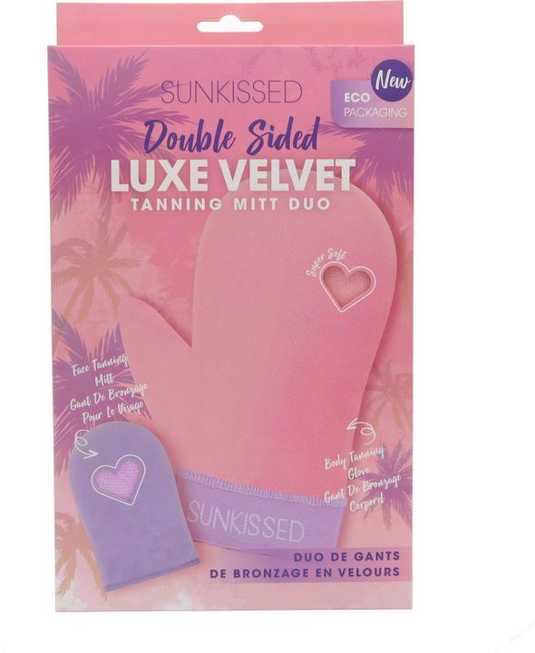 Produktbild Sunkissed Anwendungshandschuhset Doppelseitiger Samtgerbstoffhandschuh Duo