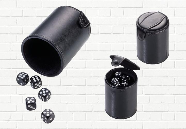 Produktbild Troika Indoor Spiele GAM60/BK Würfel To Go Schwarz