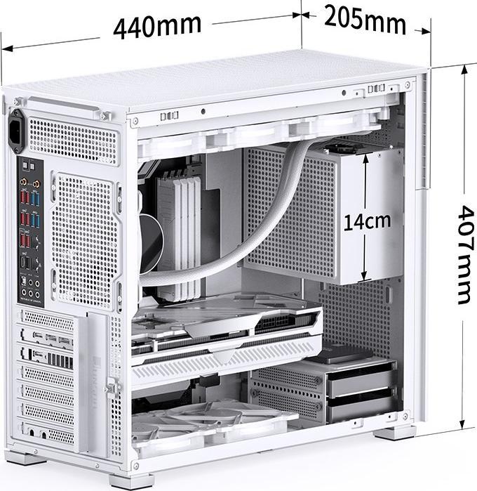 Actual product image Jonsbo D41 Screen ATX (ATX, mATX, Mini-ITX, DTX)