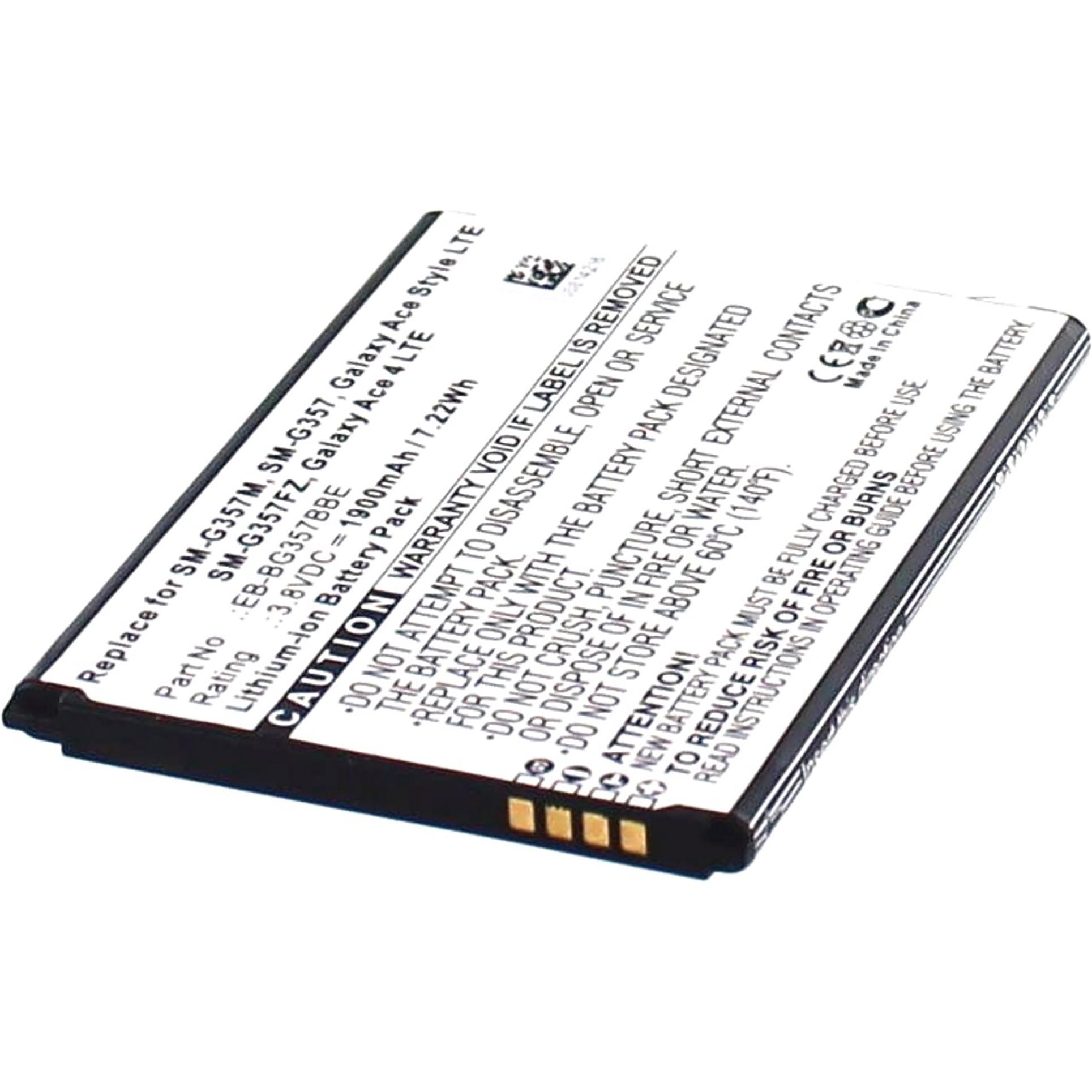 AGI Akku kompatibel mit Samsung SM-G357FZ - Akku - 1.900 mAh, Smartphone Akku