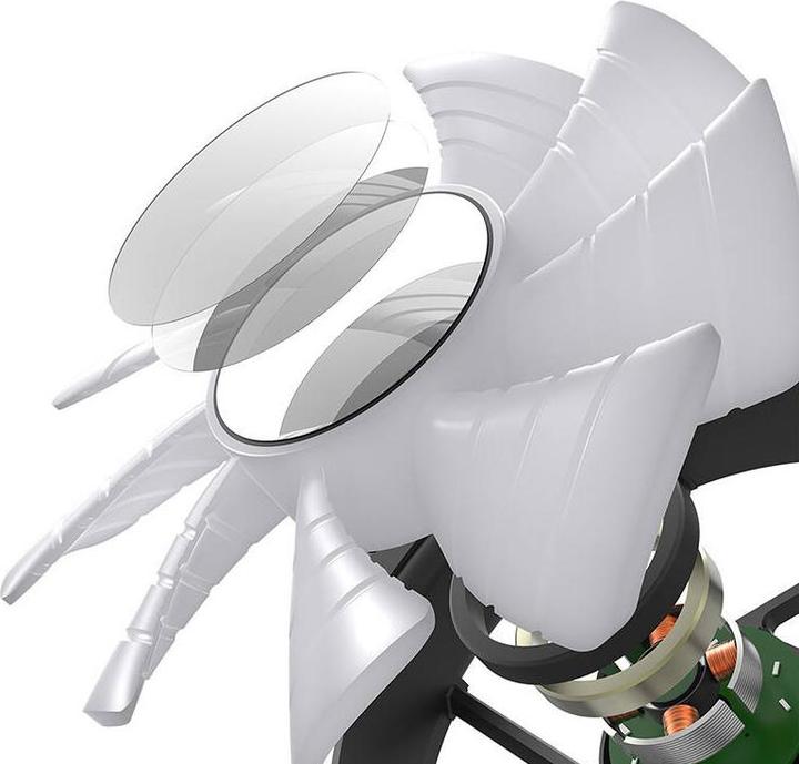 Actual product image Darkflash Tech INF8 ARGB Computer fan set 3in1 120x120 (white) (120 mm, 1 x)