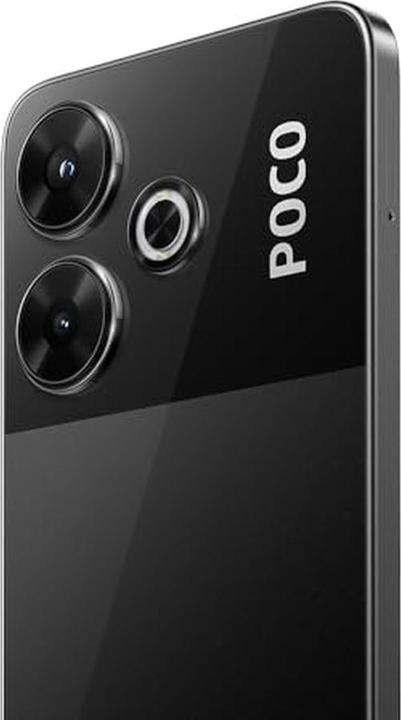 Actual product image Xiaomi POCO M6 Smartphone with MediaTek Helio G91, 6.79-Inch Display, 108MP Camera, 5030mAh Battery (Black, 6.79")