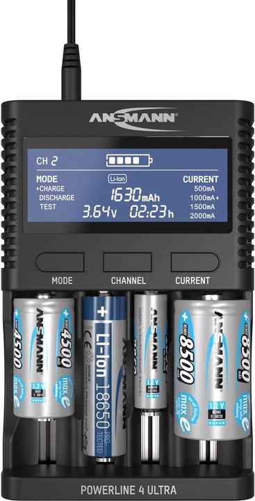 Actual product image Ansmann Powerline 4 Ultra (1 pcs., Chargers without battery)