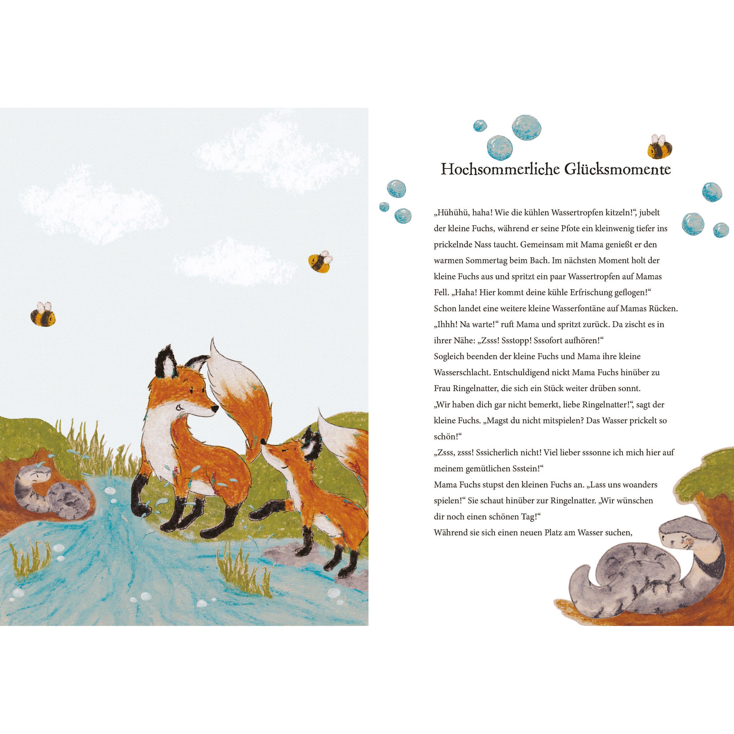 Thumbnail - Heute bin ich glücklich! Herzerwärmende Geschichten mit dem kleinen Fuchs, Kinderbücher von Ulrike Motschiunig