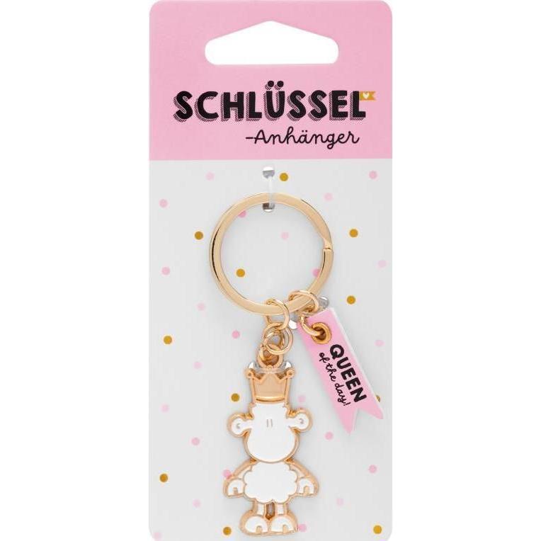 Sheepworld, Damen, Schlüsselanhänger, Schlüsselanhänger Motiv Queen, Pink