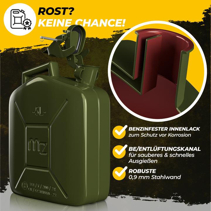 Actual product image Monzana Gas can