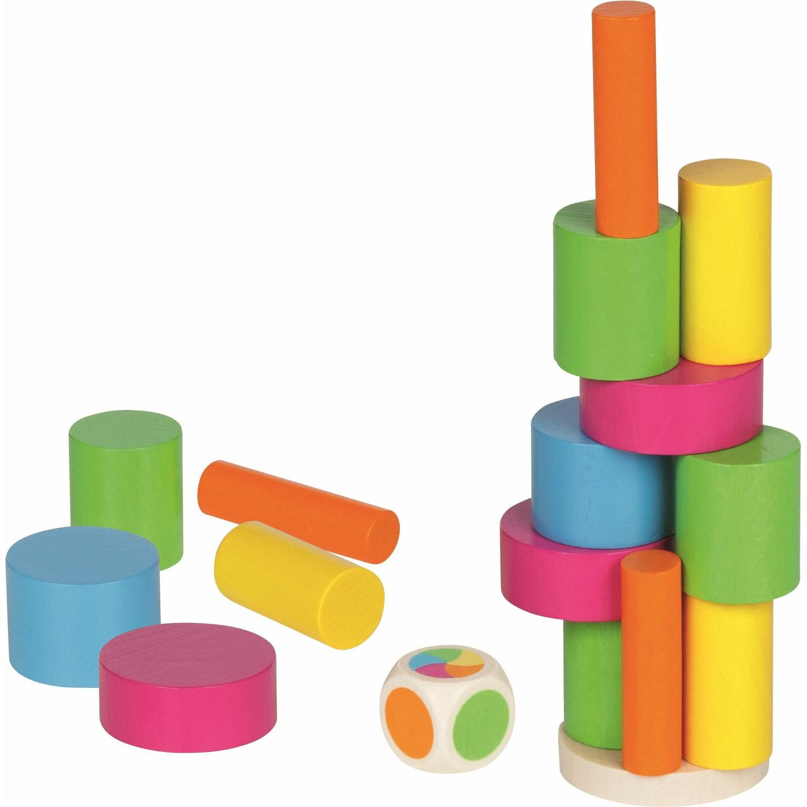 Goki Balancierspiel Turm (Französisch, Italienisch, Englisch, Deutsch)