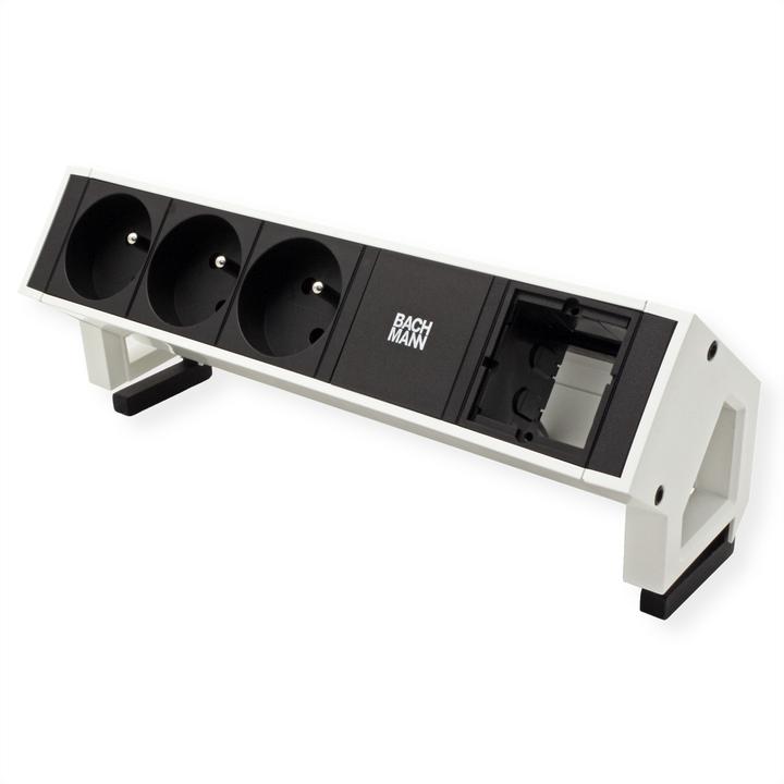 Actual product image Bachmann DESK2 - 3xUTE/French & 1xEmpty (3x, CEE 7/3, CEE 7/5)