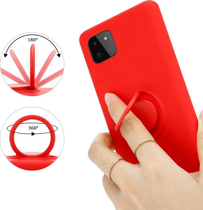 Image du produit Cadorabo TPU Liquid Ring Silicone Case Cover (Samsung Galaxy A22 5G)