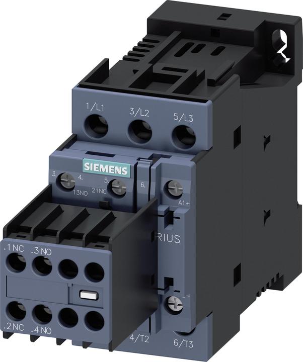 Produktbild Siemens Contactor 11kW/400V 2NO+2NC 24V 3P S0