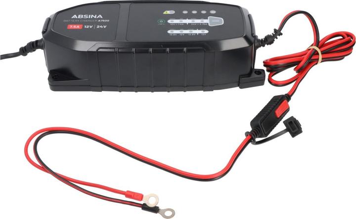 Image du produit Absina Chargeur A7500, chargeur pour batteries au plomb et LiFePO4 12-24V