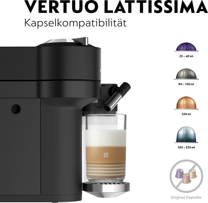 Produktbild De'Longhi Nespresso Vertuo Lattissima (NESPRESSO Vertuo)