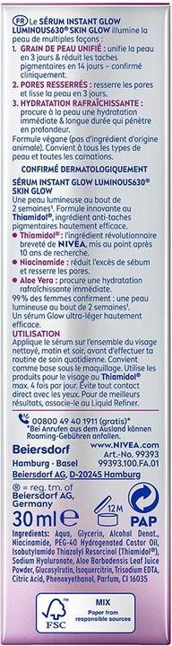 Actual product image NIVEA Luminous630 Skin Glow (30 ml)