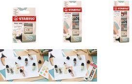Produktbild STABILO Boss Mini Naturevibes 6er Etui (Umbra, Erdgrün, Sienna, Schlammgrün, warmes grau, Beige, 5 mm, 6 x)
