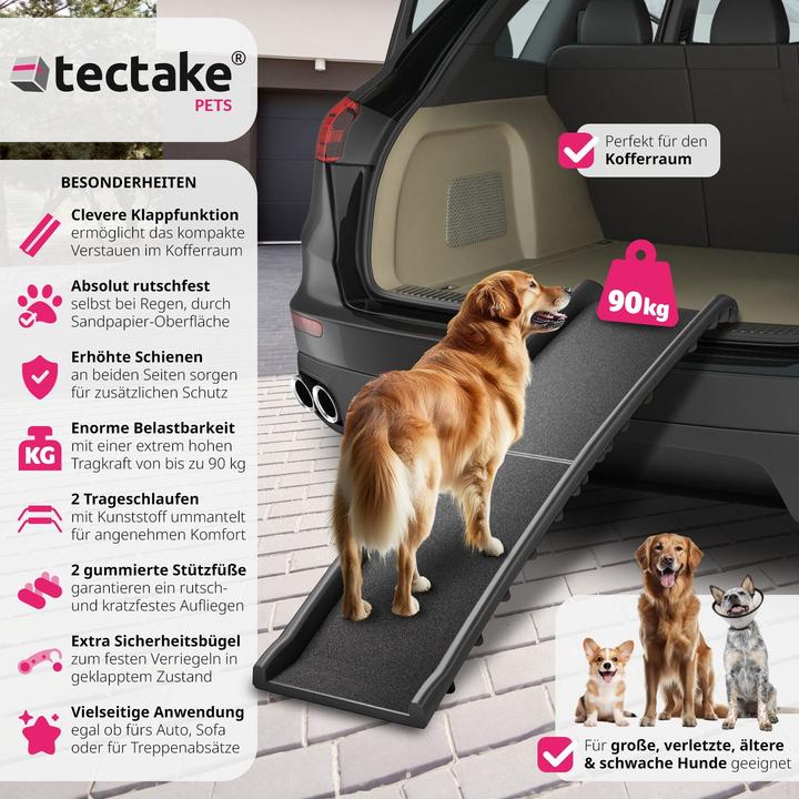 Produktbild tectake Paw Step (Hund, Atmungsaktiv, Reflektoren)