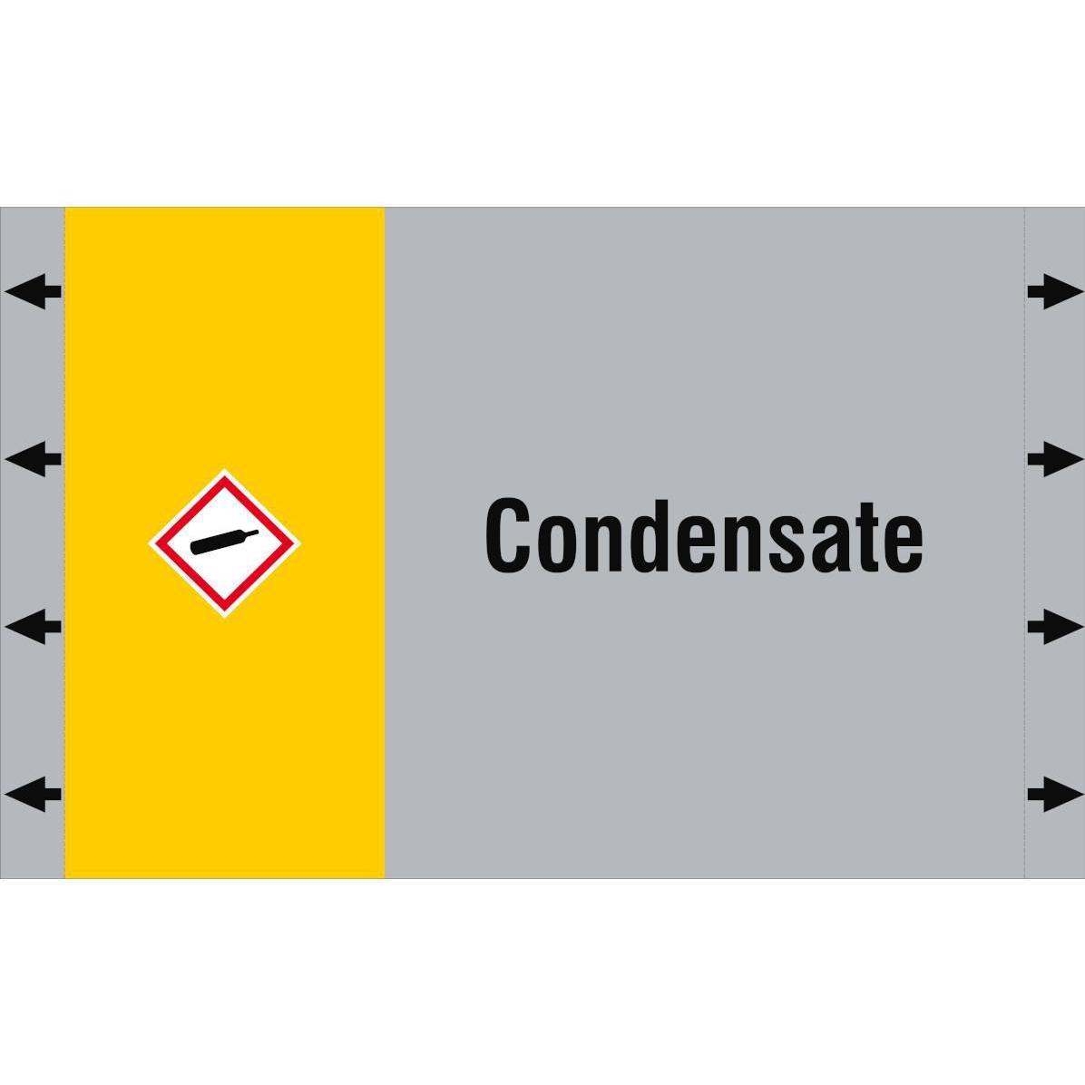 Brady, Etiketten, ISO 20560 Pipe Markers - Gas